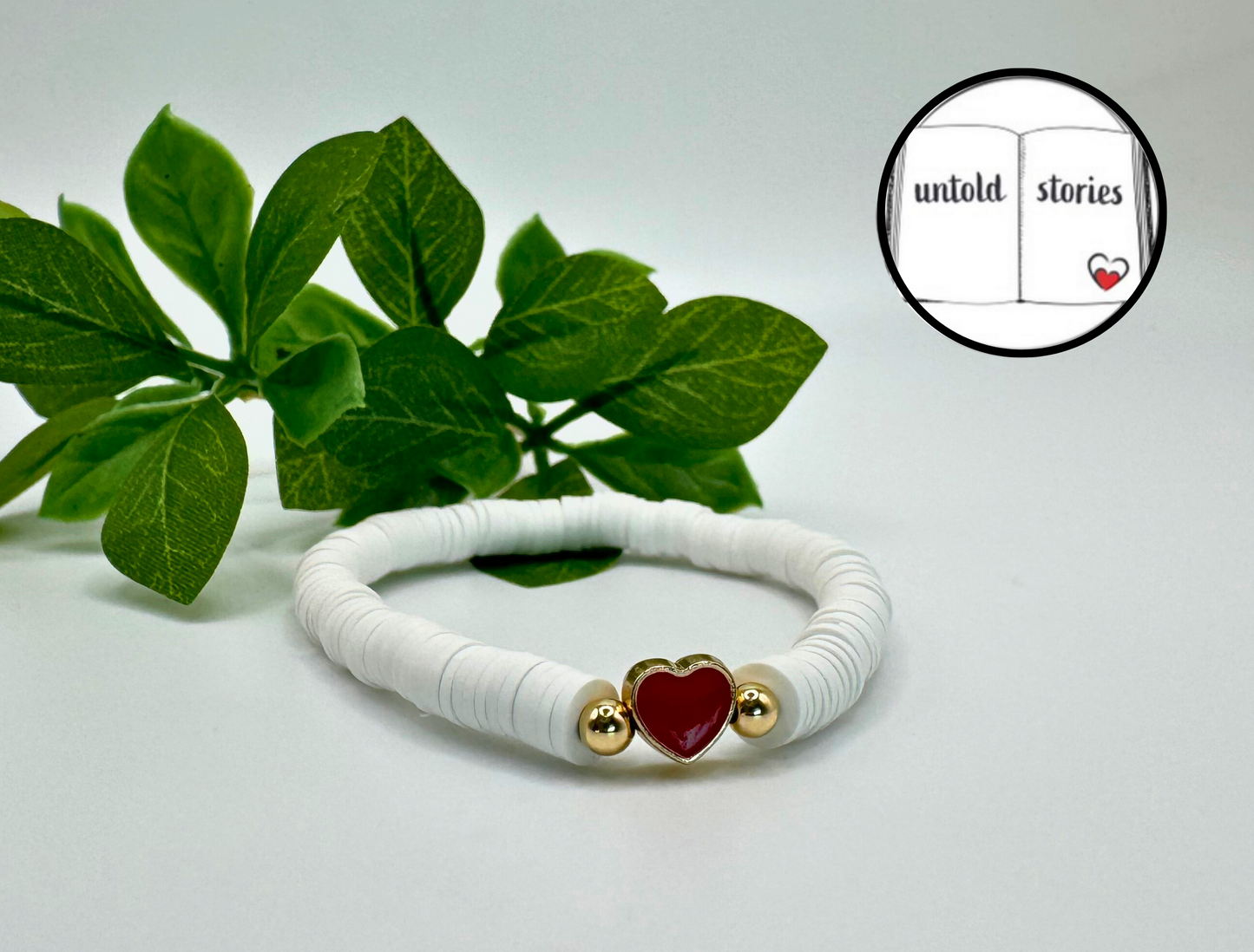 Untold Stories: Heart Heishi Bracelet + Donation