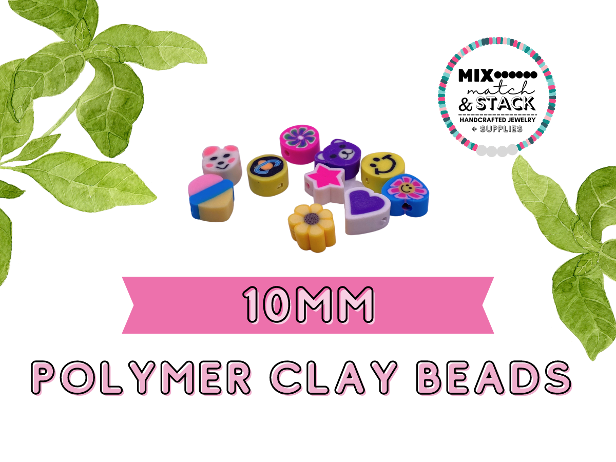 Mixed Polymer Clay Beads