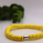 Solid Single Heishi Bracelet (Yellow)