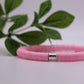 Solid Single Heishi Bracelet (Light Pink)
